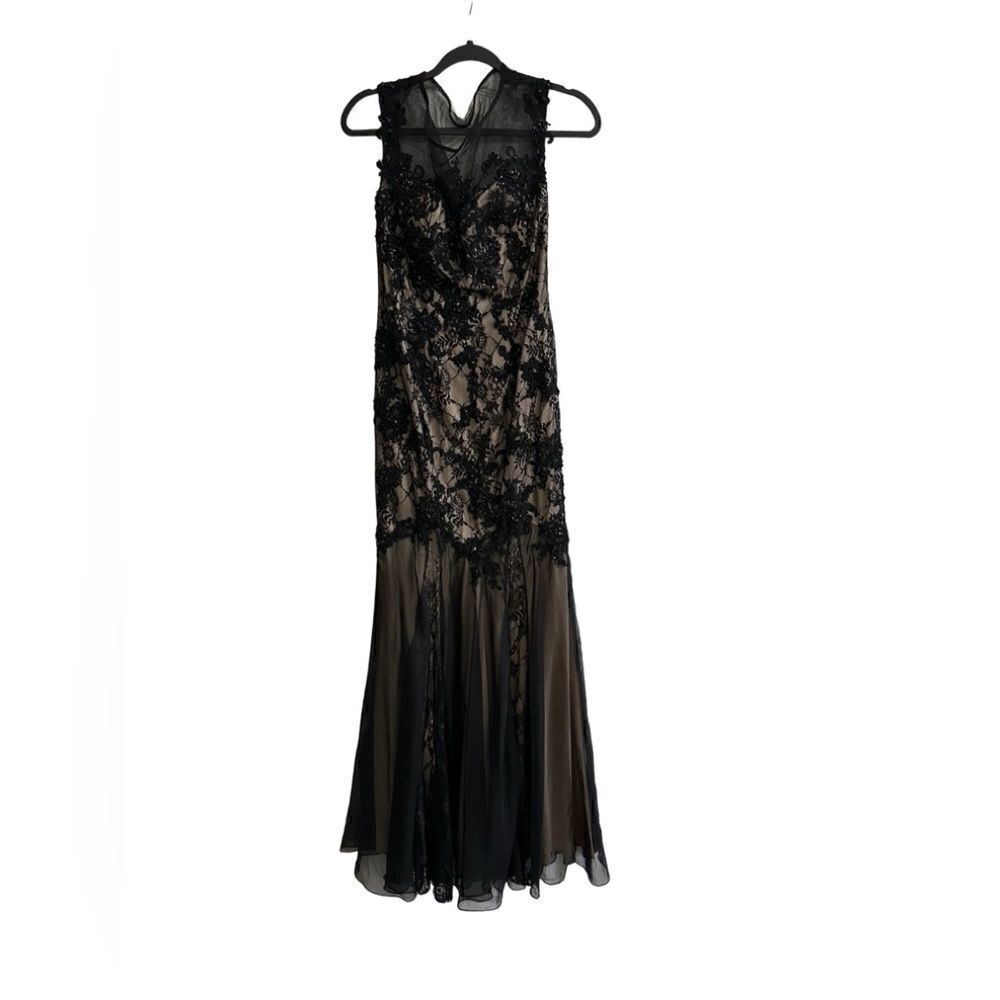 Aspeed Lace Formal Beaded Long Tulle Dress Size S